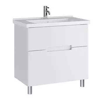 Тумба с раковиной SanStar Ориана 80 напольная (раковина Миранда 80)