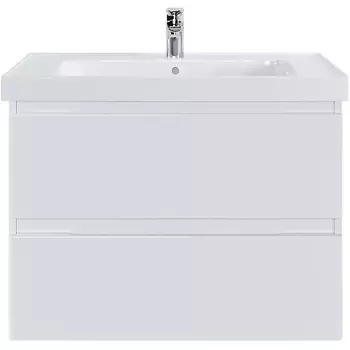 Тумба с раковиной SanStar Riana 90 подвесная, белая