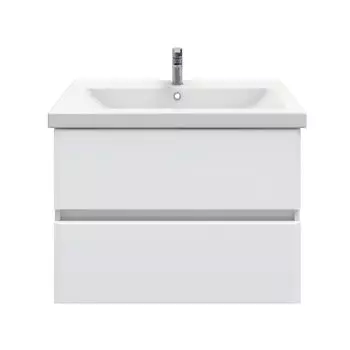 Тумба с раковиной SanStar Велья 70 подвесная, белая (раковина Como 70)