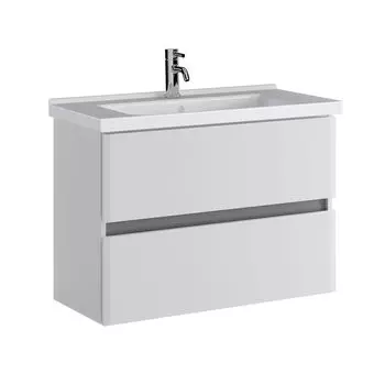 Тумба с раковиной SanStar Велья 80 подвесная (раковина Миранда 80)