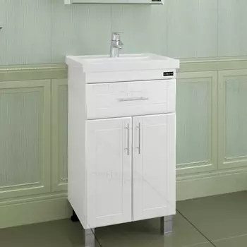 Тумба с раковиной СанТа Дублин 50 с 1 ящиком