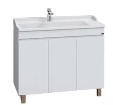 Тумба с раковиной СанТа Марс 100 напольная, 3 двери