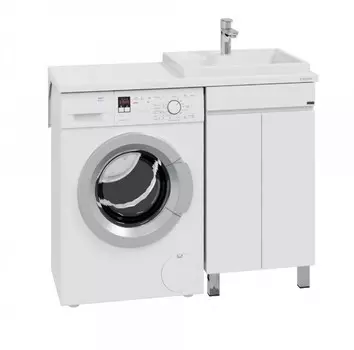 Тумба с раковиной СанТа Марс 48 напольная с дверками (Юпитер 110х50)