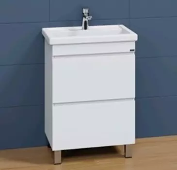 Тумба с раковиной СанТа Марс 70 напольная, 2 ящика