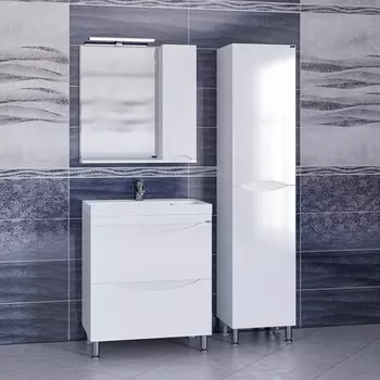 Тумба с раковиной СанТа Сатурн 70 напольная, 2 ящика