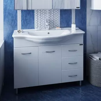 Тумба с раковиной СанТа Стандарт Эльбрус 100