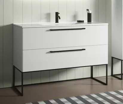 Тумба с раковиной Sanvit Сити 100 напольная, белая