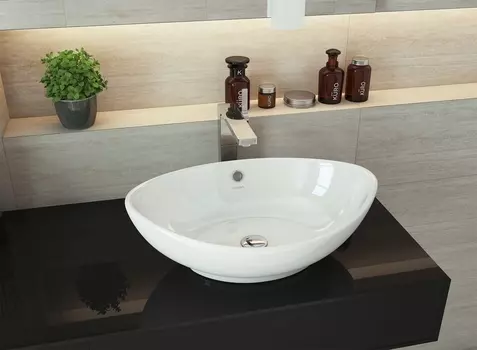 Тумба с раковиной Style Line Атлантика 60 Люкс PLUS подвесная, со столешницей, бетон темный