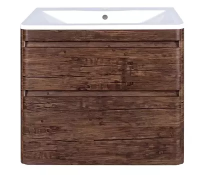 Тумба с раковиной Style Line Атлантика 70 Люкс Plus подвесная, старое дерево