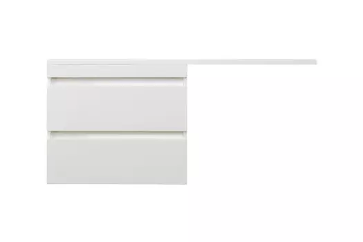 Тумба с раковиной Style Line El Fante Даллас 120 подвесная, 2 ящика, Люкс Plus, эмаль, L