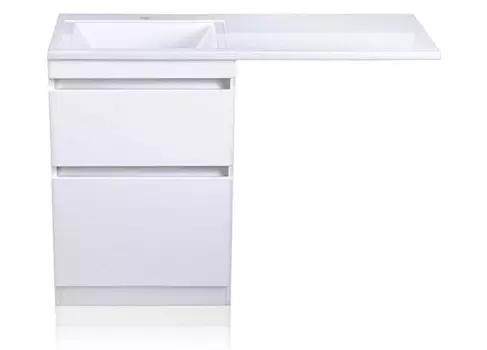 Тумба с раковиной Style Line El Fante Даллас 120 напольная, 2 ящика, Люкс Plus, эмаль, L