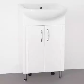 Тумба с раковиной Style Line Эко Стандарт №9 50 белая