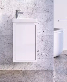 Тумба с раковиной Taliente Olejio 40 белая