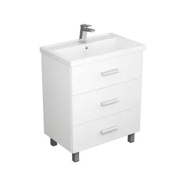 Тумба с раковиной Uncoria Гарда 70 напольная, белый