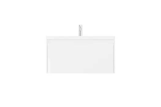 Тумба с раковиной Velvex Klaufs 90.1Y подвесная, белая