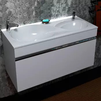 Тумба с раковиной Velvex Otto подвесная