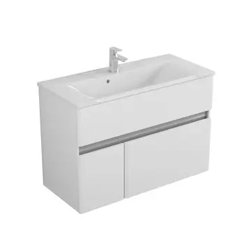 Тумба с раковиной Veneciana Adel 100 подвесная, белая