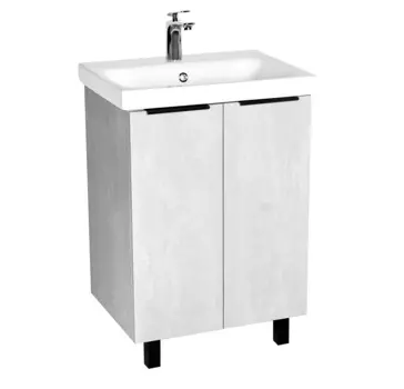 Тумба с раковиной Viant Берлин 60 напольная, цемент