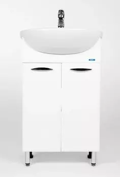 Тумба с раковиной Viant Прага напольная, белая