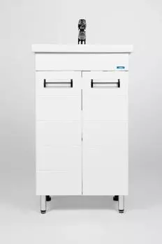 Тумба с раковиной Viant Вена 50 напольная, белая