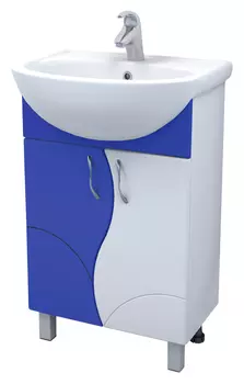 Тумба с раковиной Vigo Alessandro 55 синяя