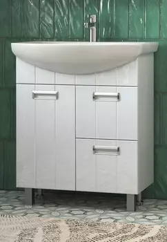 Тумба с раковиной Vigo Diana 70 напольная, с 2 ящиками и 1 дверкой