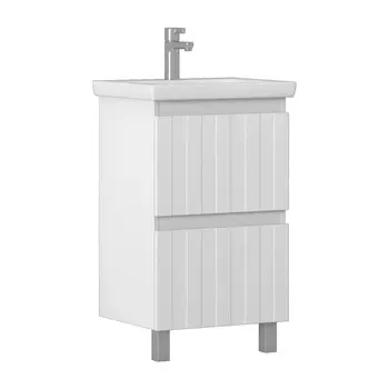 Тумба с раковиной Vigo Finlay 50 напольная, 2 ящика (раковина Como)