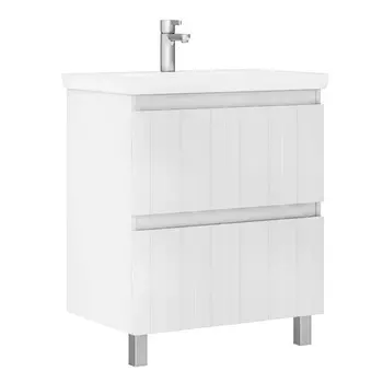 Тумба с раковиной Vigo Finlay 80 напольная, 2 ящика (раковина Como)