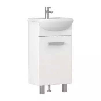 Тумба с раковиной Vigo Hoska 45 напольная, белая