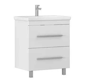 Тумба с раковиной Vigo Land 70 напольная, белая