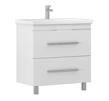 Тумба с раковиной Vigo Land 80 напольная, белая