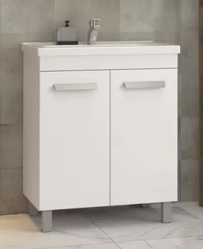 Тумба с раковиной Vigo Nova 60 с 2 дверками