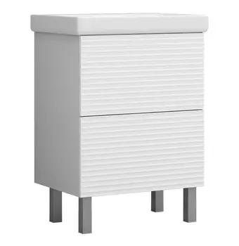 Тумба с раковиной Vigo Otti 60 напольная, 2 ящика