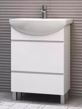 Тумба с раковиной Vigo Wing 60 напольная, 2 ящика