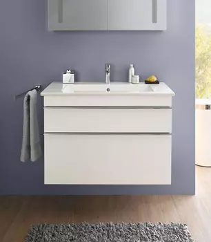 Тумба с раковиной Villeroy &amp; Boch Venticello 80 A92501 glossy white