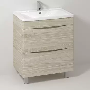 Тумба с раковиной Vod-Ok Adel 70 напольная ореховый дубослив