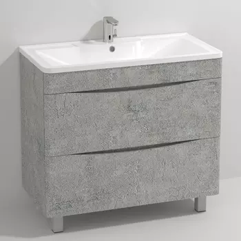 Тумба с раковиной Vod-Ok Adel 80 напольная горный камень