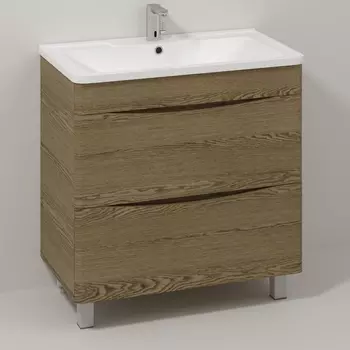 Тумба с раковиной Vod-Ok Adel 80 напольная крымский дуб