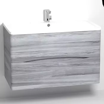 Тумба с раковиной Vod-Ok Adel 90 подвесная лиственница