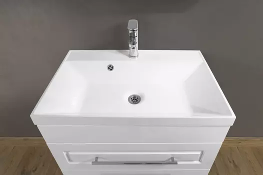 Тумба с раковиной Vod-Ok Арабеска 60 белая