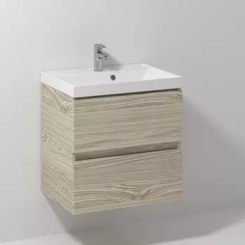 Тумба с раковиной Vod-Ok Best 60 подвесная ореховый дубослив