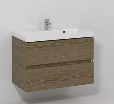 Тумба с раковиной Vod-Ok Best 90 подвесная крымский дуб