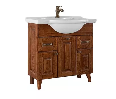 Тумба с раковиной Vod-Ok Дубини 85 орех