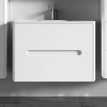 Тумба с раковиной Vod-Ok Флорена 80 белая