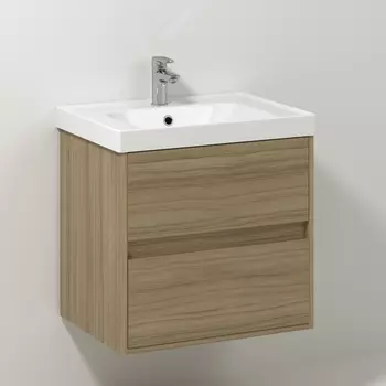 Тумба с раковиной Vod-Ok Грейс 60 подвесная кокоболо натуральный