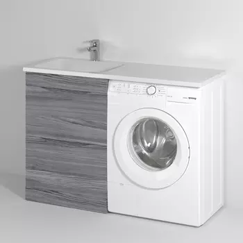 Тумба с раковиной Vod-Ok Смайл 120 L лиственница