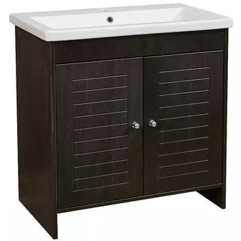 Тумба с раковиой Stella Polar Монтоне 80 Венге