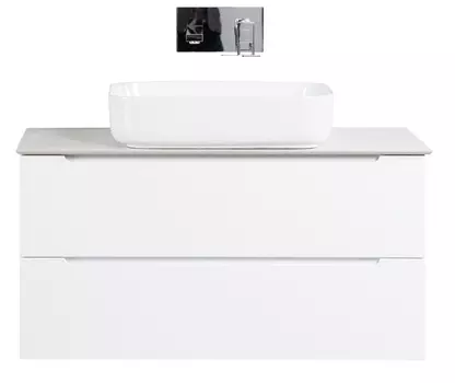 Тумба со столешницей BelBagno Etna 100 bianco lucido