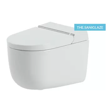 Унитаз-биде подвесной ArtCeram Hype KHYV001 01 00 безободковый, с пультом управления, белый