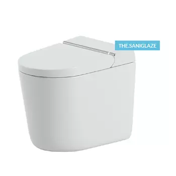 Унитаз-биде приставной ArtCeram Hype KHYV002 01 00 безободковый, с пультом управления, белый